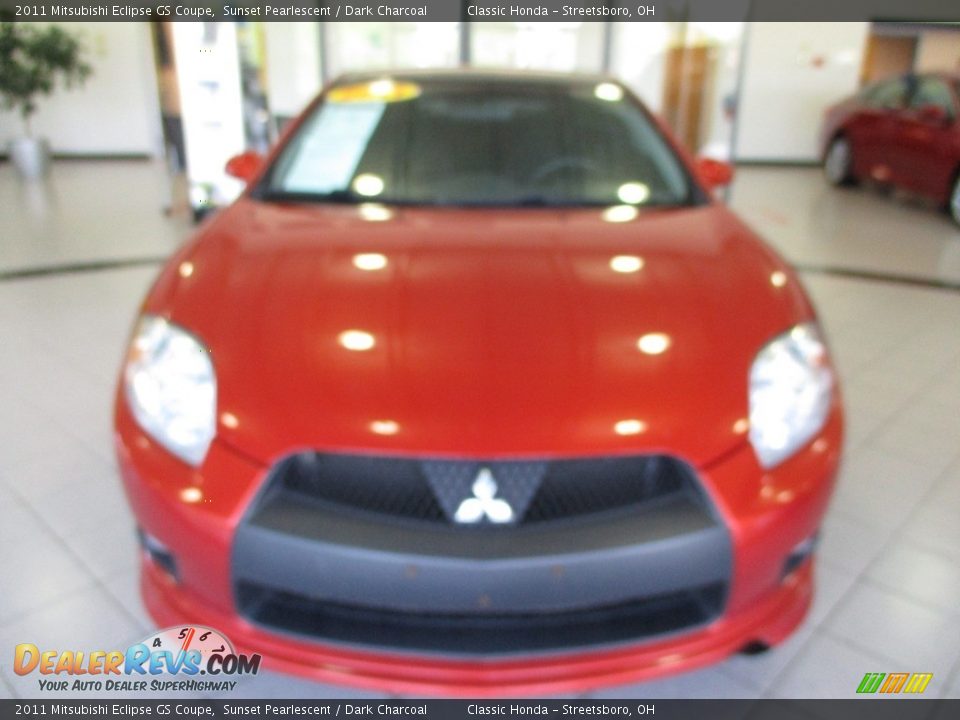 2011 Mitsubishi Eclipse GS Coupe Sunset Pearlescent / Dark Charcoal Photo #2