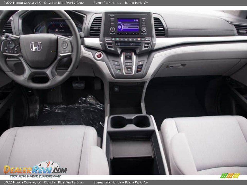 2022 Honda Odyssey LX Obsidian Blue Pearl / Gray Photo #17