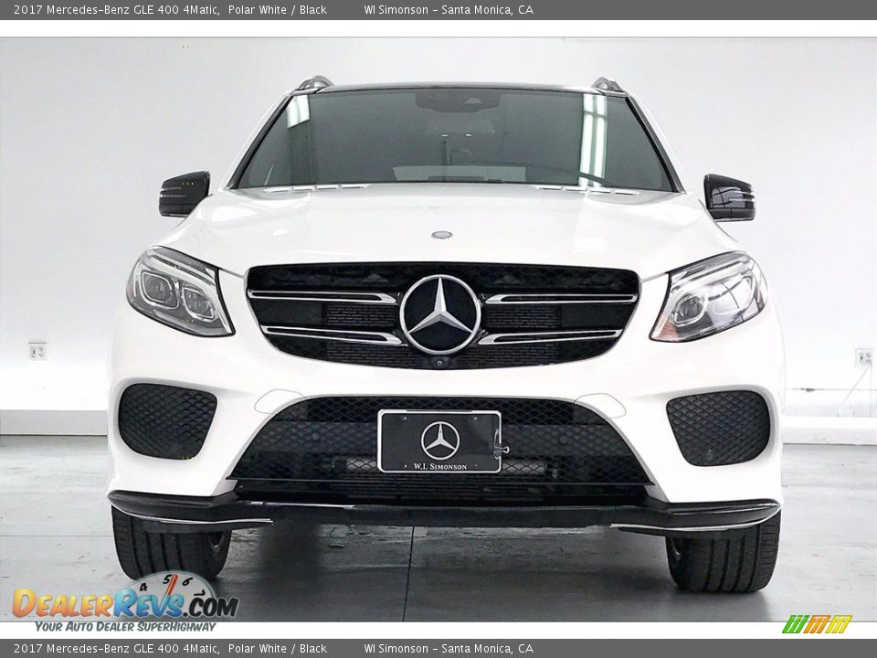 2017 Mercedes-Benz GLE 400 4Matic Polar White / Black Photo #2