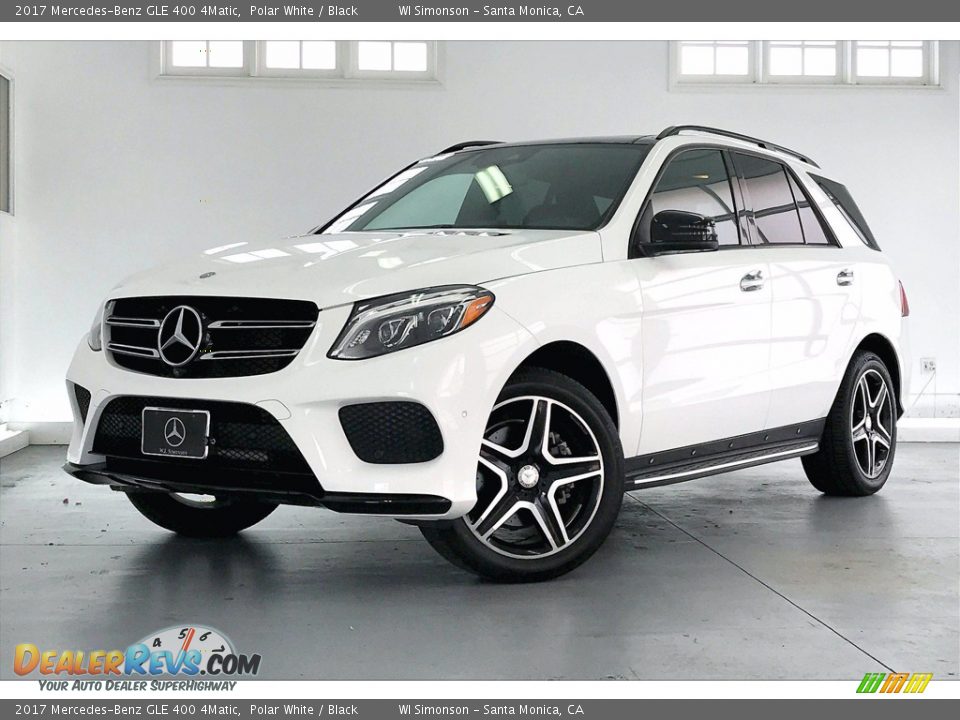 2017 Mercedes-Benz GLE 400 4Matic Polar White / Black Photo #12