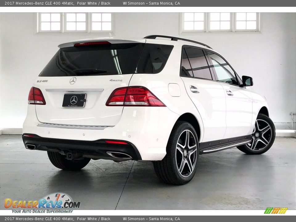 2017 Mercedes-Benz GLE 400 4Matic Polar White / Black Photo #13