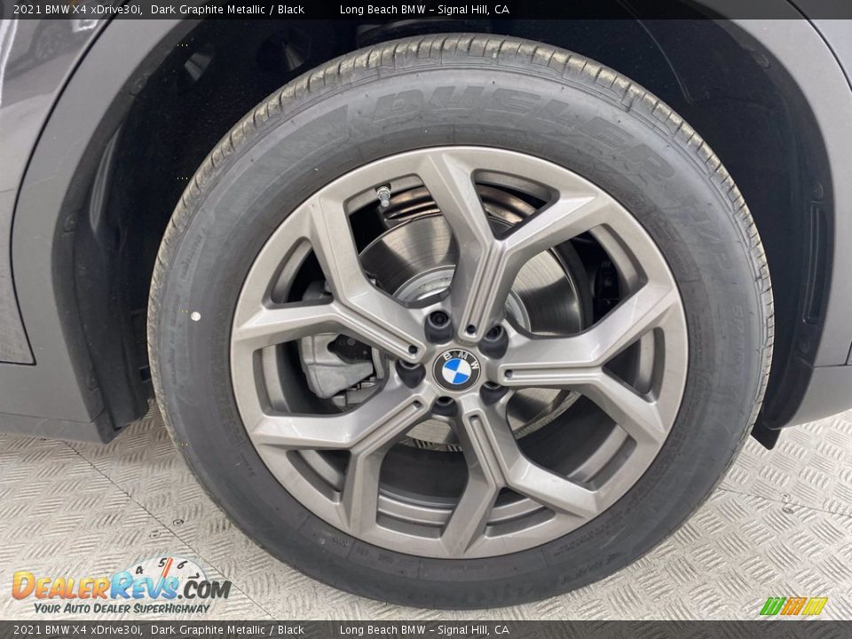 2021 BMW X4 xDrive30i Dark Graphite Metallic / Black Photo #3