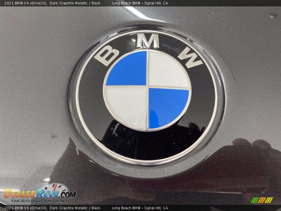 2021 BMW X4 xDrive30i Dark Graphite Metallic / Black Photo #5