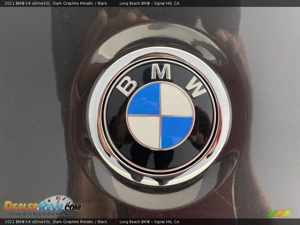 2021 BMW X4 xDrive30i Dark Graphite Metallic / Black Photo #7