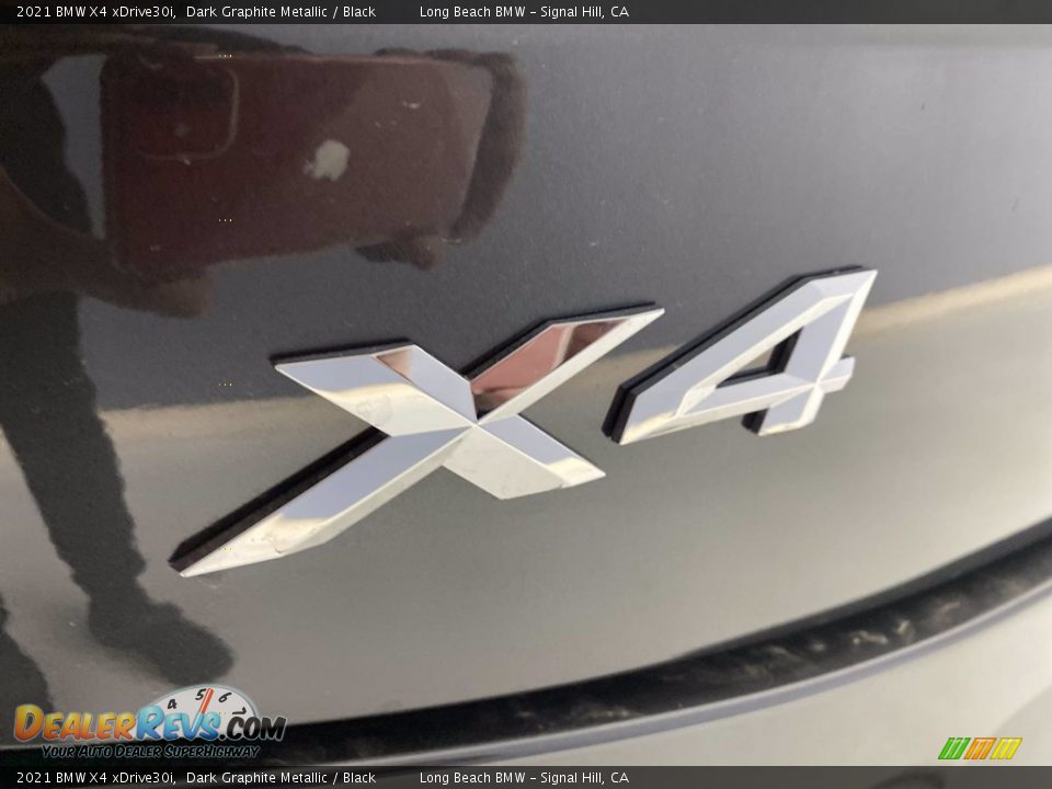 2021 BMW X4 xDrive30i Dark Graphite Metallic / Black Photo #8