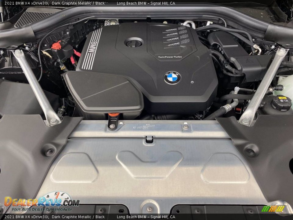 2021 BMW X4 xDrive30i Dark Graphite Metallic / Black Photo #9
