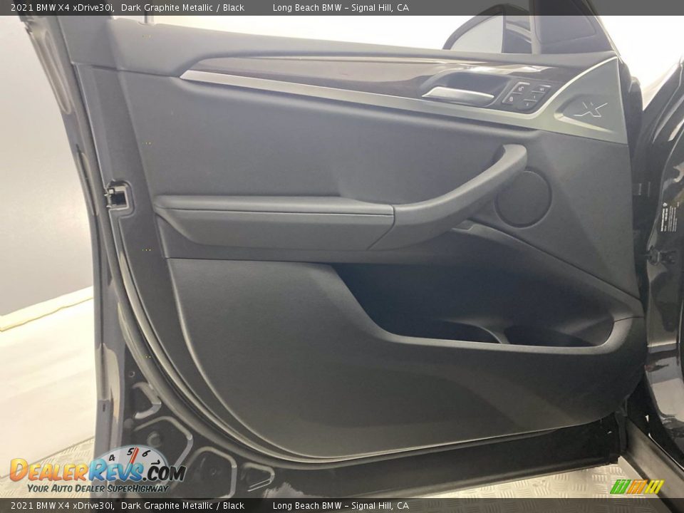 2021 BMW X4 xDrive30i Dark Graphite Metallic / Black Photo #10