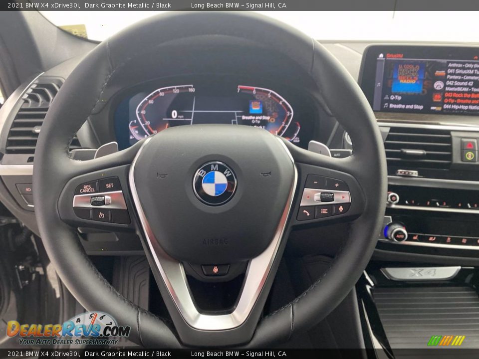 2021 BMW X4 xDrive30i Dark Graphite Metallic / Black Photo #14