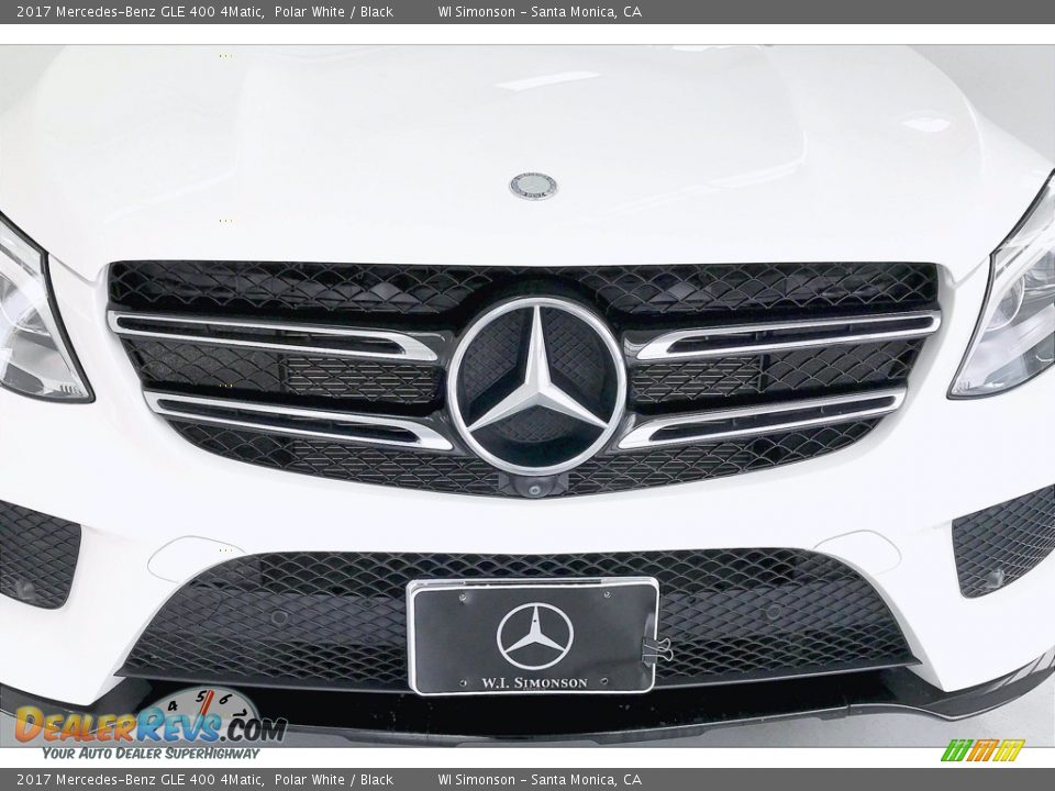 2017 Mercedes-Benz GLE 400 4Matic Polar White / Black Photo #30
