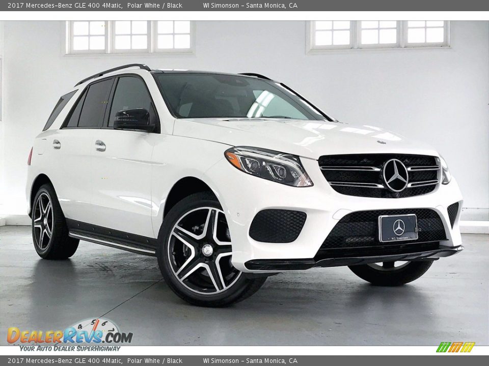 2017 Mercedes-Benz GLE 400 4Matic Polar White / Black Photo #34