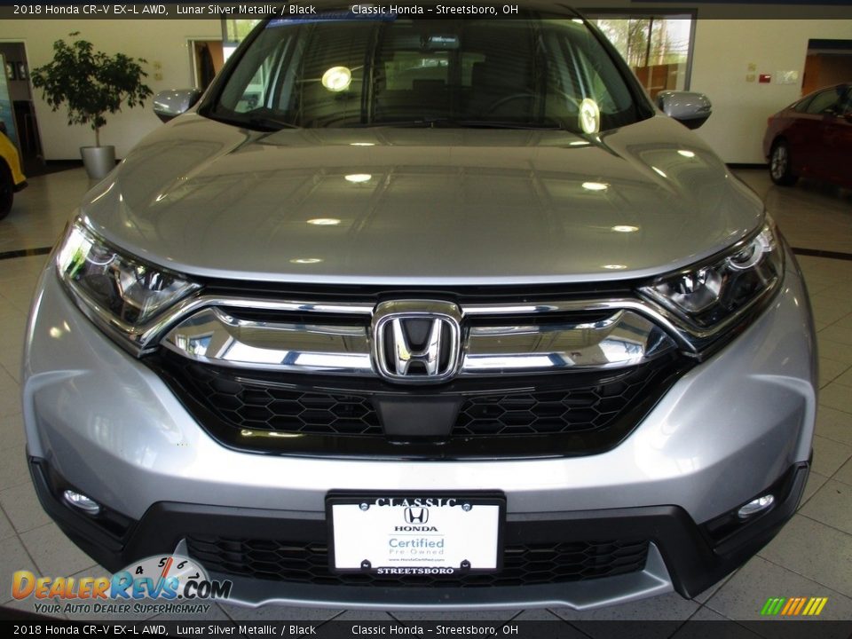 2018 Honda CR-V EX-L AWD Lunar Silver Metallic / Black Photo #2