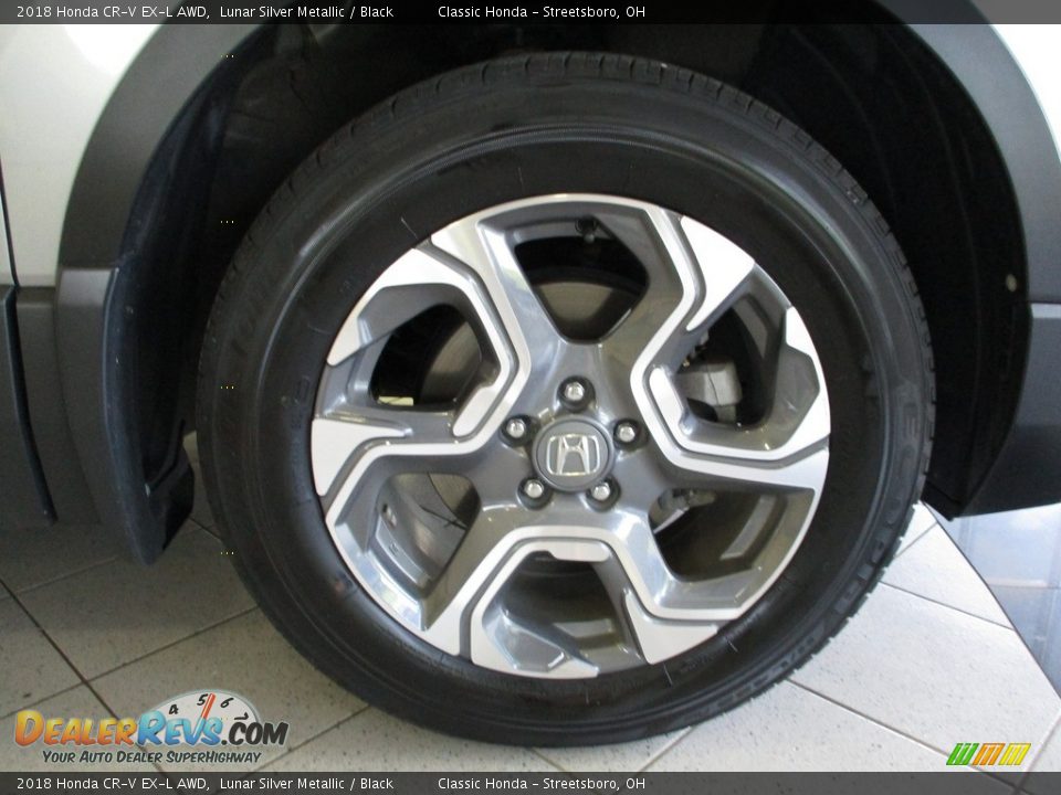 2018 Honda CR-V EX-L AWD Lunar Silver Metallic / Black Photo #5