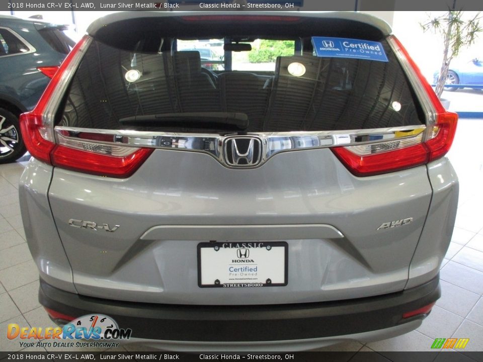 2018 Honda CR-V EX-L AWD Lunar Silver Metallic / Black Photo #7