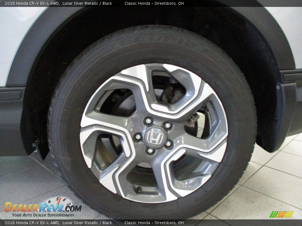 2018 Honda CR-V EX-L AWD Lunar Silver Metallic / Black Photo #9