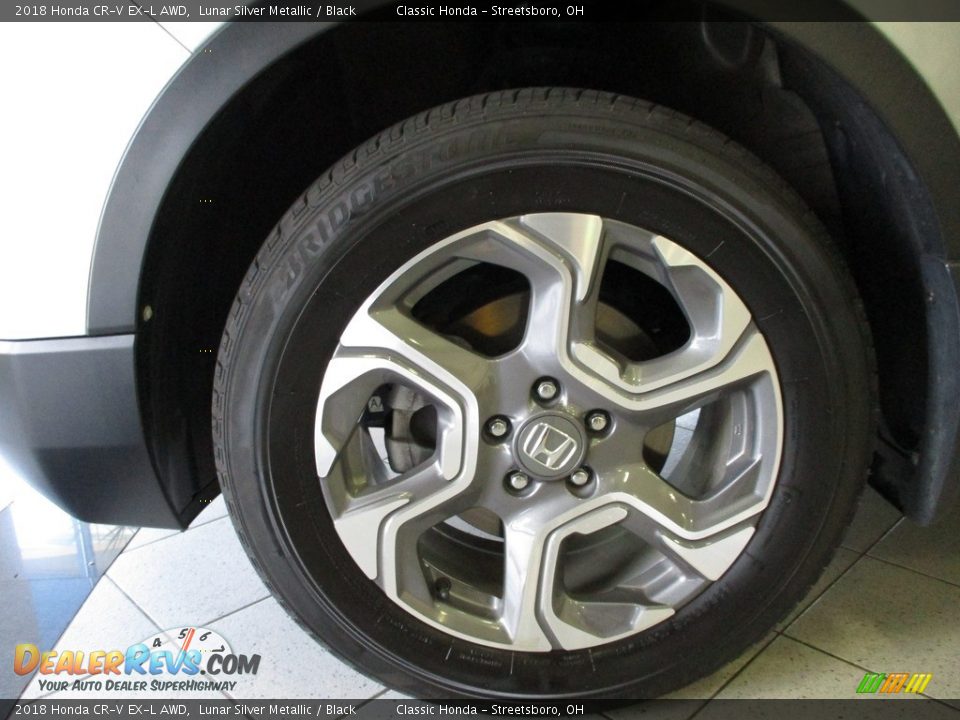 2018 Honda CR-V EX-L AWD Lunar Silver Metallic / Black Photo #10