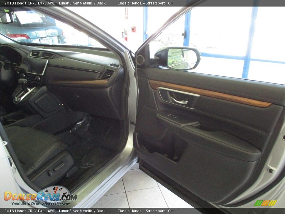 2018 Honda CR-V EX-L AWD Lunar Silver Metallic / Black Photo #17