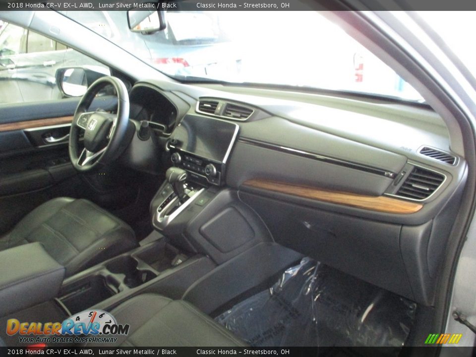 2018 Honda CR-V EX-L AWD Lunar Silver Metallic / Black Photo #18
