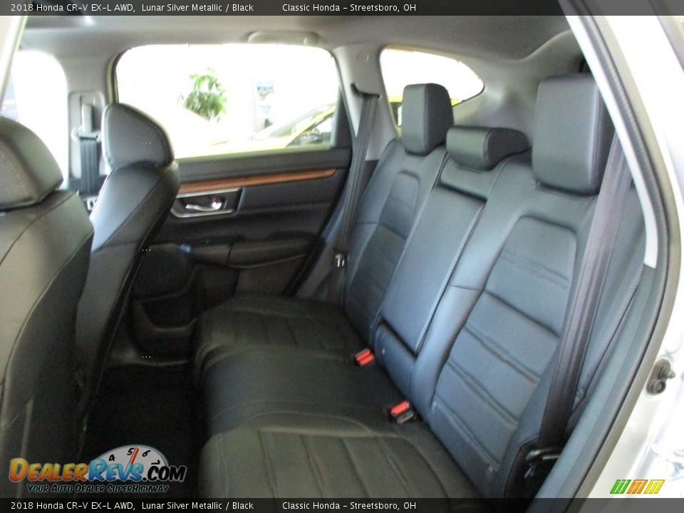 2018 Honda CR-V EX-L AWD Lunar Silver Metallic / Black Photo #24