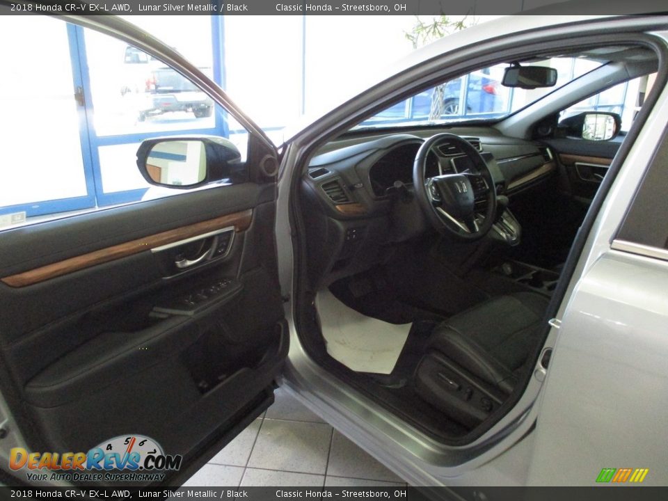 2018 Honda CR-V EX-L AWD Lunar Silver Metallic / Black Photo #25