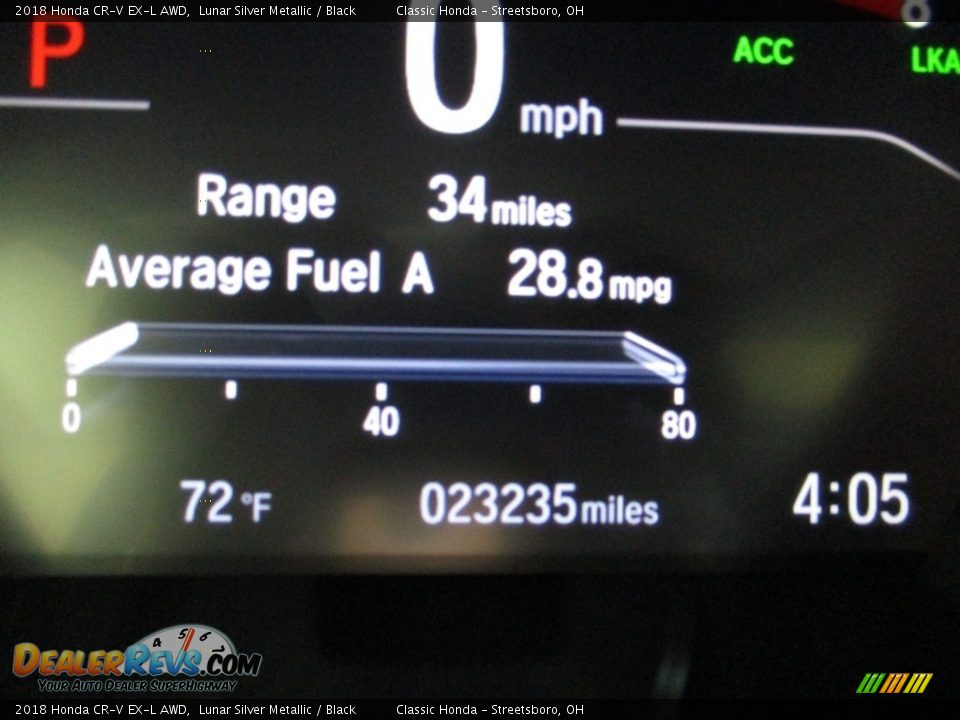 2018 Honda CR-V EX-L AWD Lunar Silver Metallic / Black Photo #30