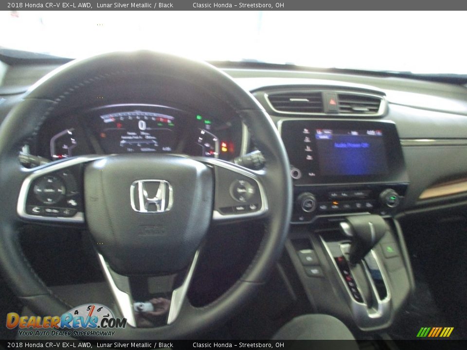 2018 Honda CR-V EX-L AWD Lunar Silver Metallic / Black Photo #31