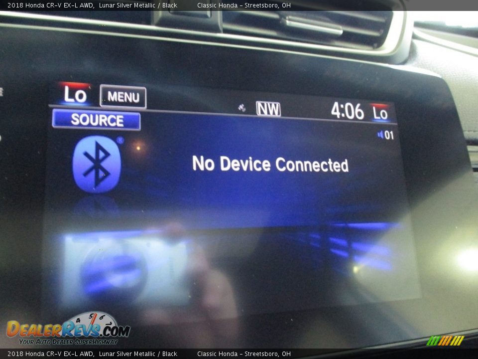 2018 Honda CR-V EX-L AWD Lunar Silver Metallic / Black Photo #35