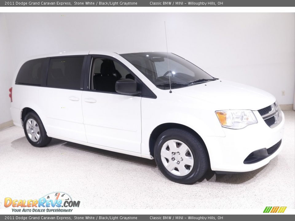 2011 Dodge Grand Caravan Express Stone White / Black/Light Graystone Photo #1