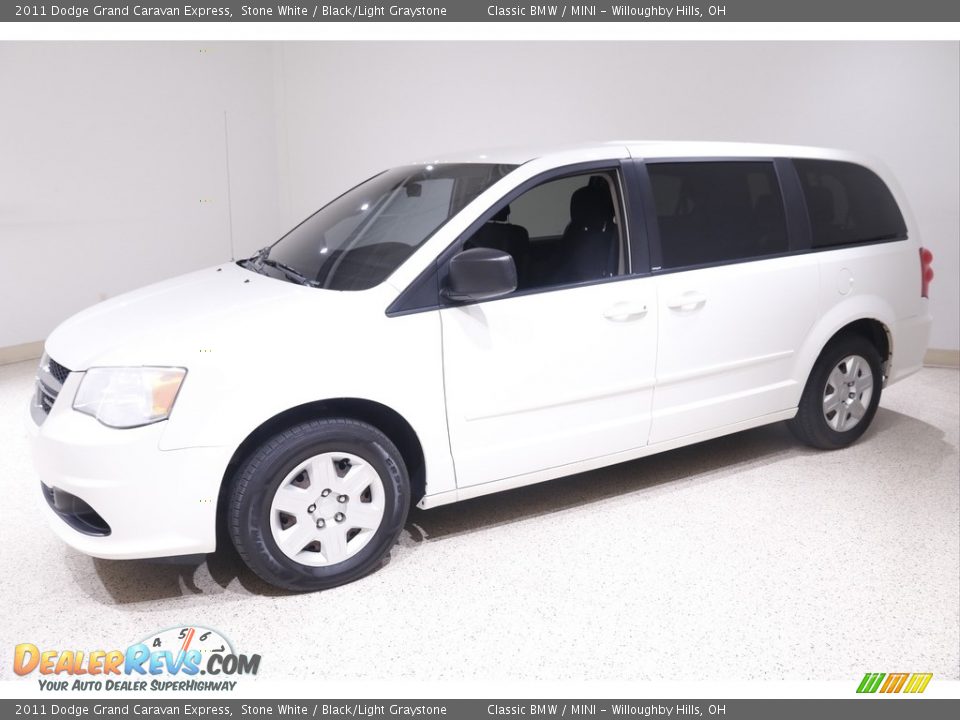 2011 Dodge Grand Caravan Express Stone White / Black/Light Graystone Photo #3