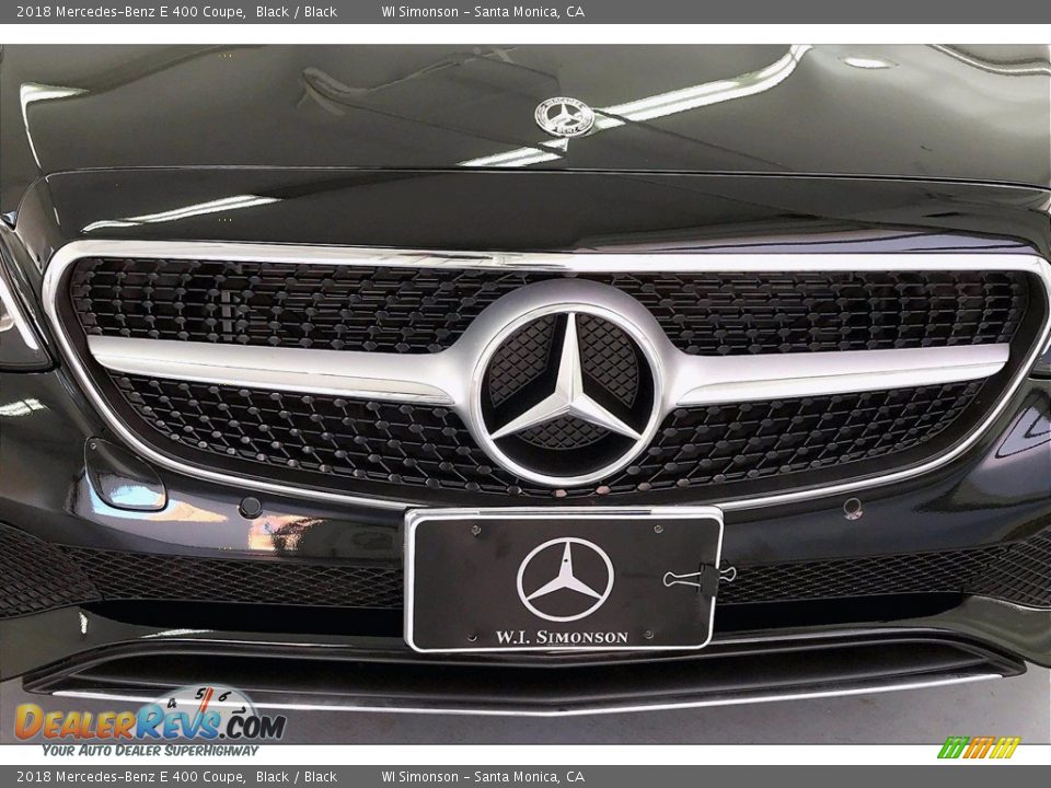 2018 Mercedes-Benz E 400 Coupe Black / Black Photo #30