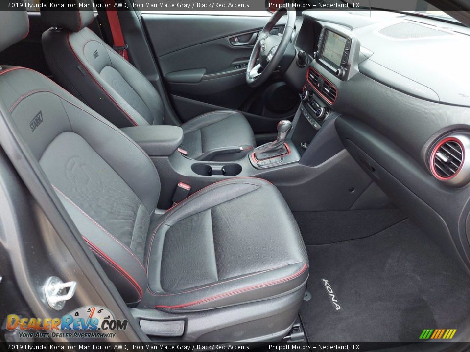 Front Seat of 2019 Hyundai Kona Iron Man Edition AWD Photo #29