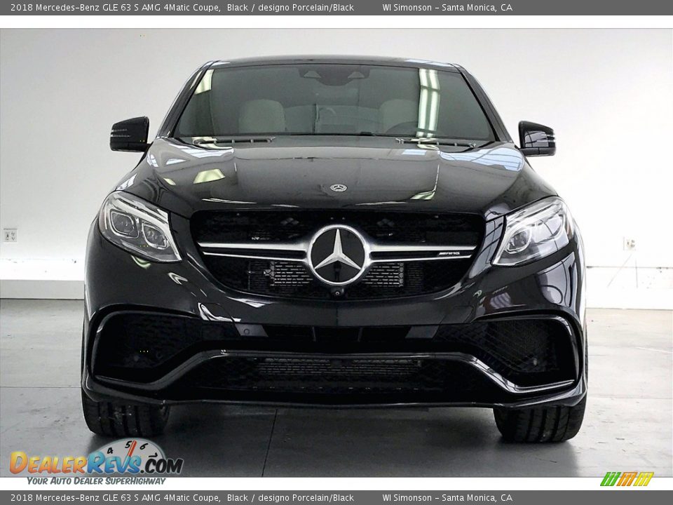 2018 Mercedes-Benz GLE 63 S AMG 4Matic Coupe Black / designo Porcelain/Black Photo #2