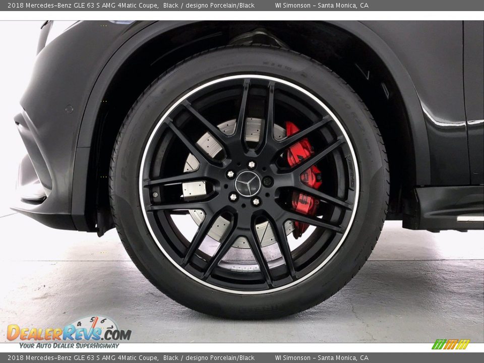 2018 Mercedes-Benz GLE 63 S AMG 4Matic Coupe Black / designo Porcelain/Black Photo #8
