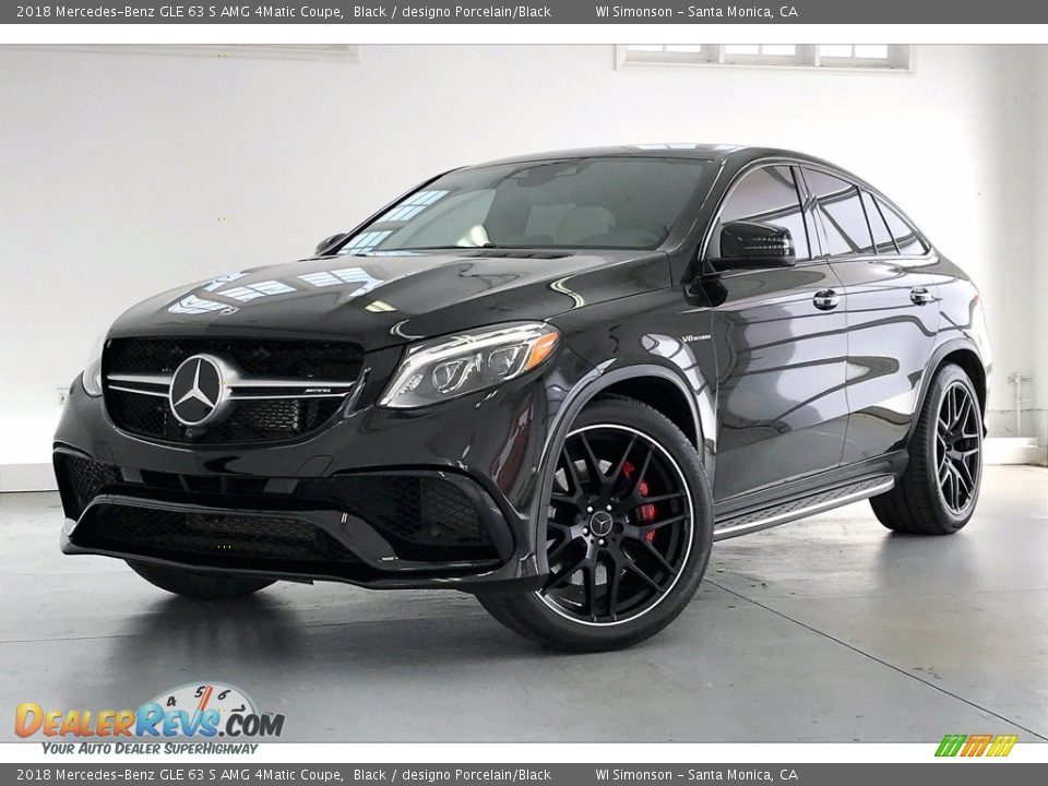 2018 Mercedes-Benz GLE 63 S AMG 4Matic Coupe Black / designo Porcelain/Black Photo #12