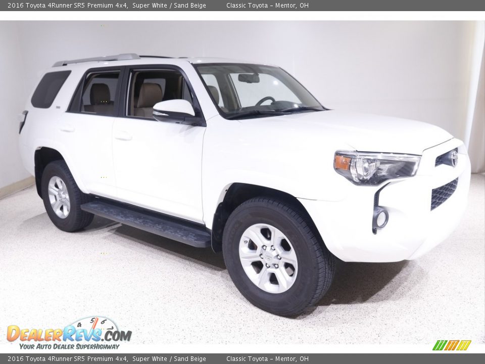 2016 Toyota 4Runner SR5 Premium 4x4 Super White / Sand Beige Photo #1