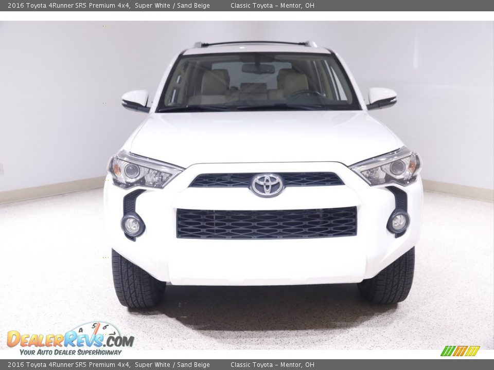 2016 Toyota 4Runner SR5 Premium 4x4 Super White / Sand Beige Photo #2