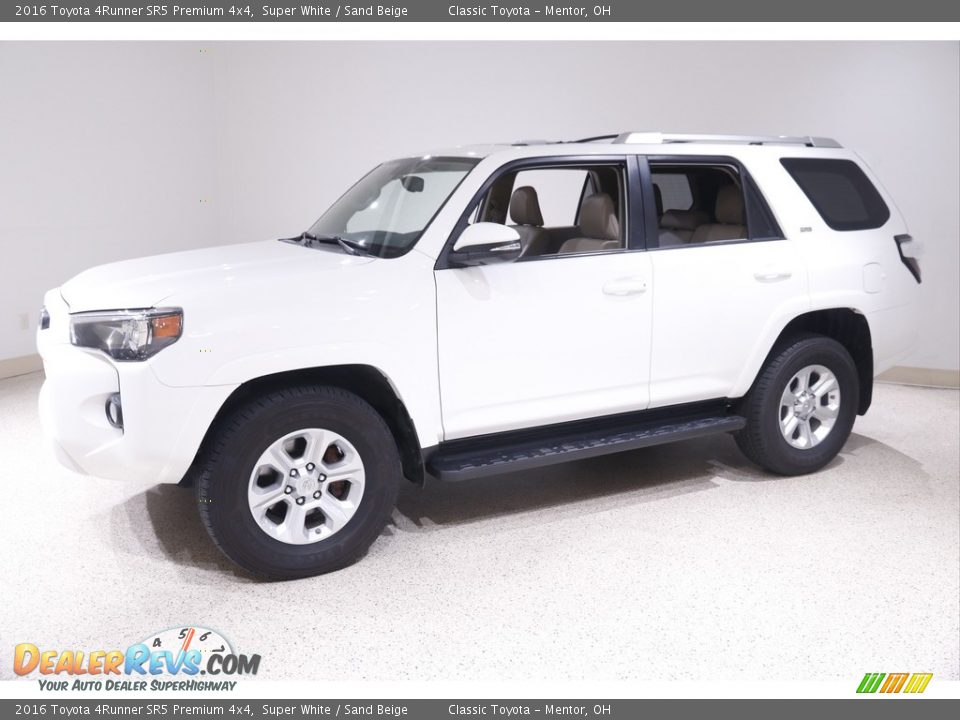 2016 Toyota 4Runner SR5 Premium 4x4 Super White / Sand Beige Photo #3