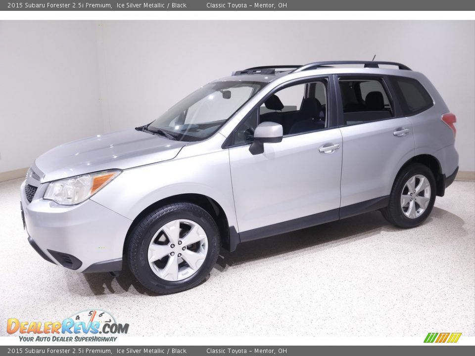 2015 Subaru Forester 2.5i Premium Ice Silver Metallic / Black Photo #3
