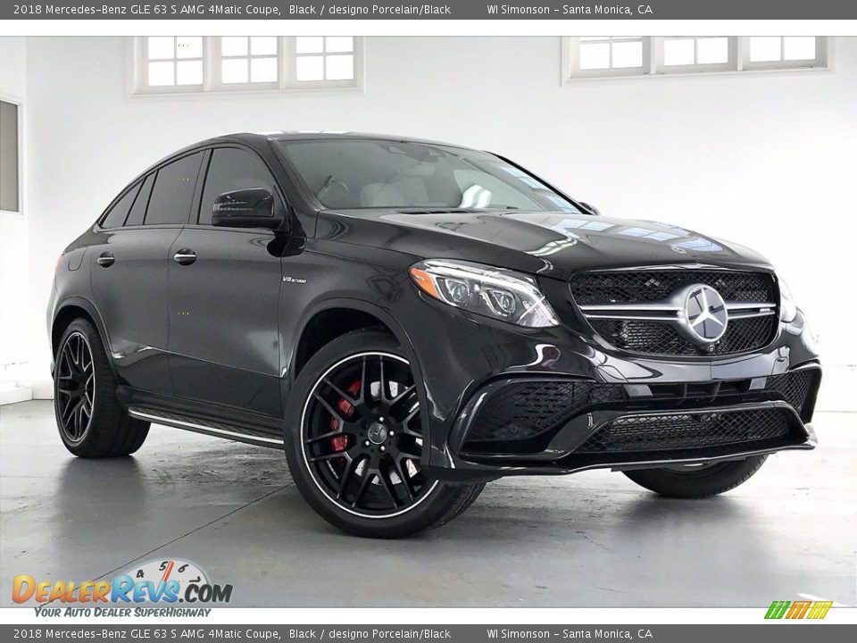 2018 Mercedes-Benz GLE 63 S AMG 4Matic Coupe Black / designo Porcelain/Black Photo #34