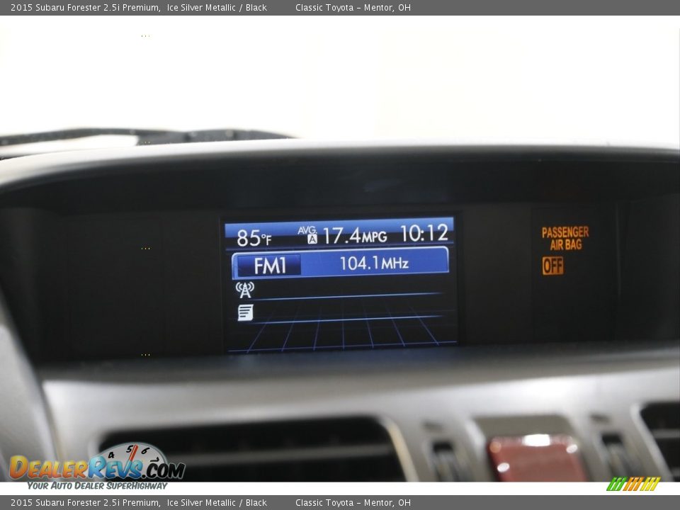 2015 Subaru Forester 2.5i Premium Ice Silver Metallic / Black Photo #12