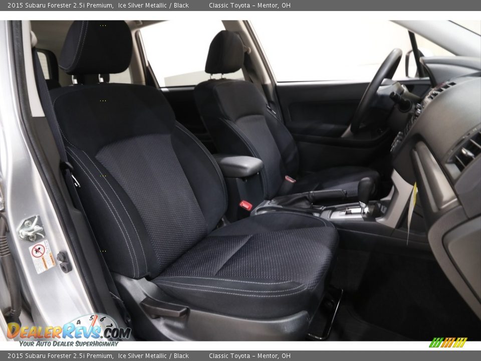 2015 Subaru Forester 2.5i Premium Ice Silver Metallic / Black Photo #19