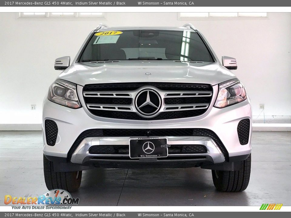 2017 Mercedes-Benz GLS 450 4Matic Iridium Silver Metallic / Black Photo #2