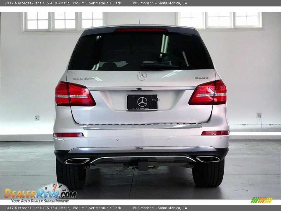 2017 Mercedes-Benz GLS 450 4Matic Iridium Silver Metallic / Black Photo #3