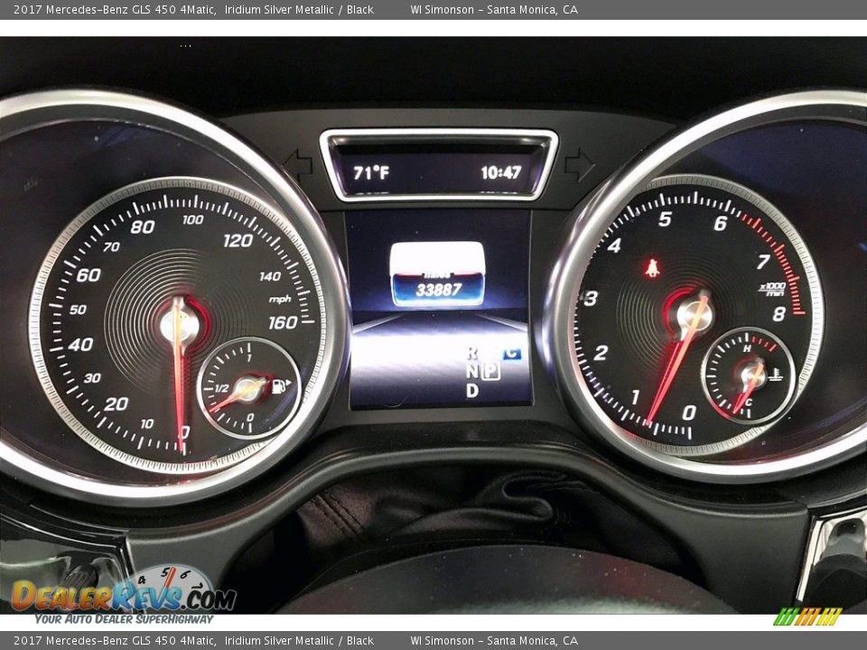 2017 Mercedes-Benz GLS 450 4Matic Gauges Photo #23