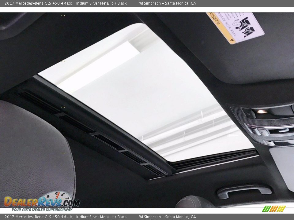 Sunroof of 2017 Mercedes-Benz GLS 450 4Matic Photo #25