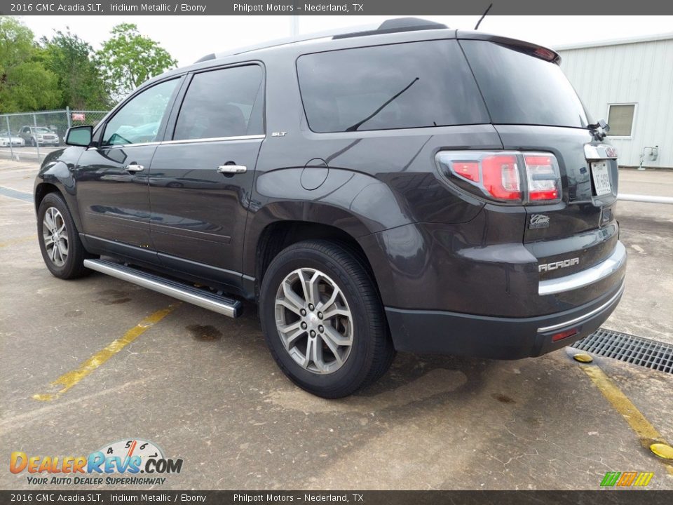 2016 GMC Acadia SLT Iridium Metallic / Ebony Photo #11