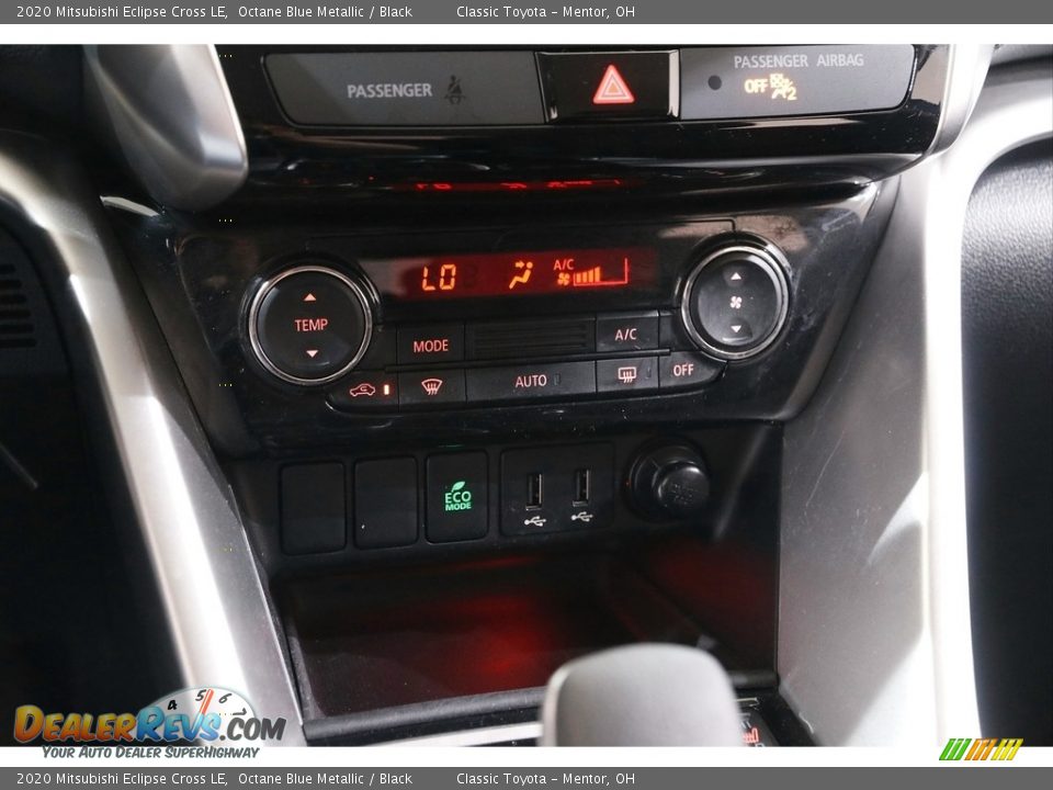 2020 Mitsubishi Eclipse Cross LE Octane Blue Metallic / Black Photo #12