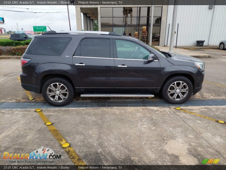 2016 GMC Acadia SLT Iridium Metallic / Ebony Photo #12