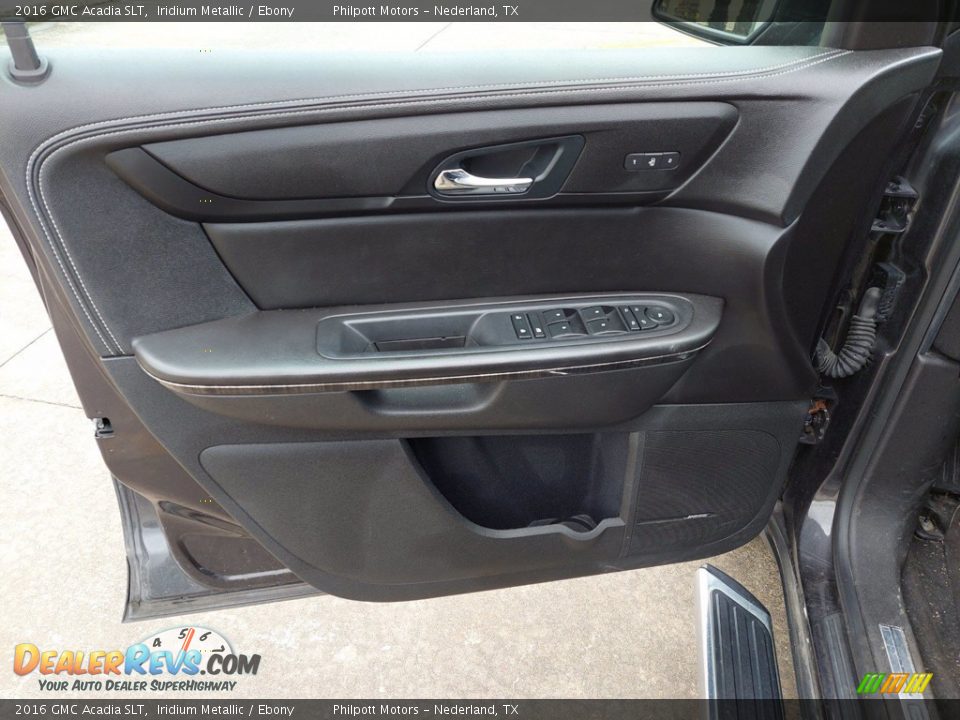 2016 GMC Acadia SLT Iridium Metallic / Ebony Photo #13