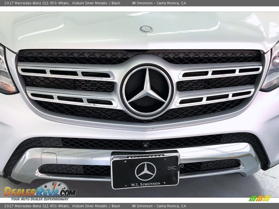 2017 Mercedes-Benz GLS 450 4Matic Iridium Silver Metallic / Black Photo #30
