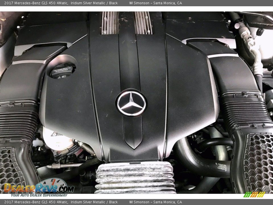 2017 Mercedes-Benz GLS 450 4Matic Iridium Silver Metallic / Black Photo #32